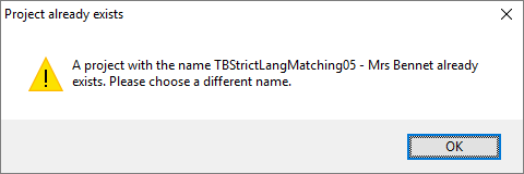 project-already-exists