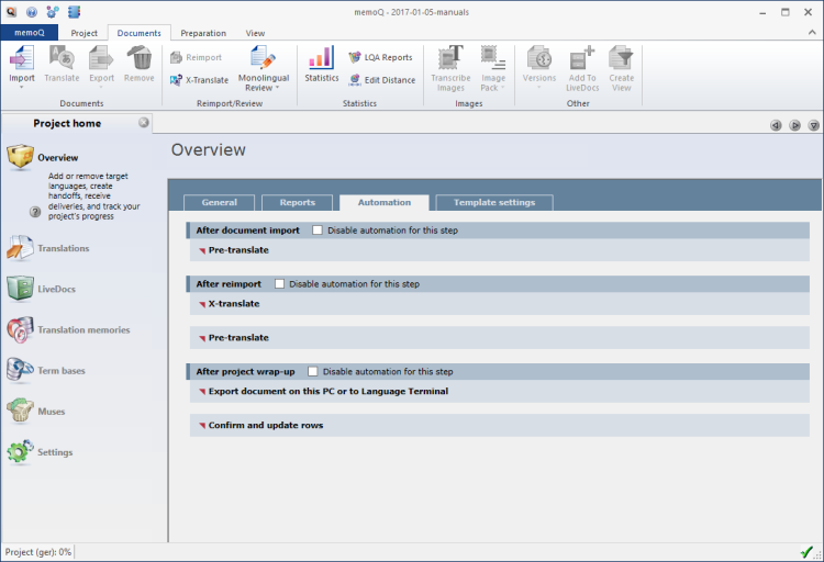 project-home-overview-tpro-automation