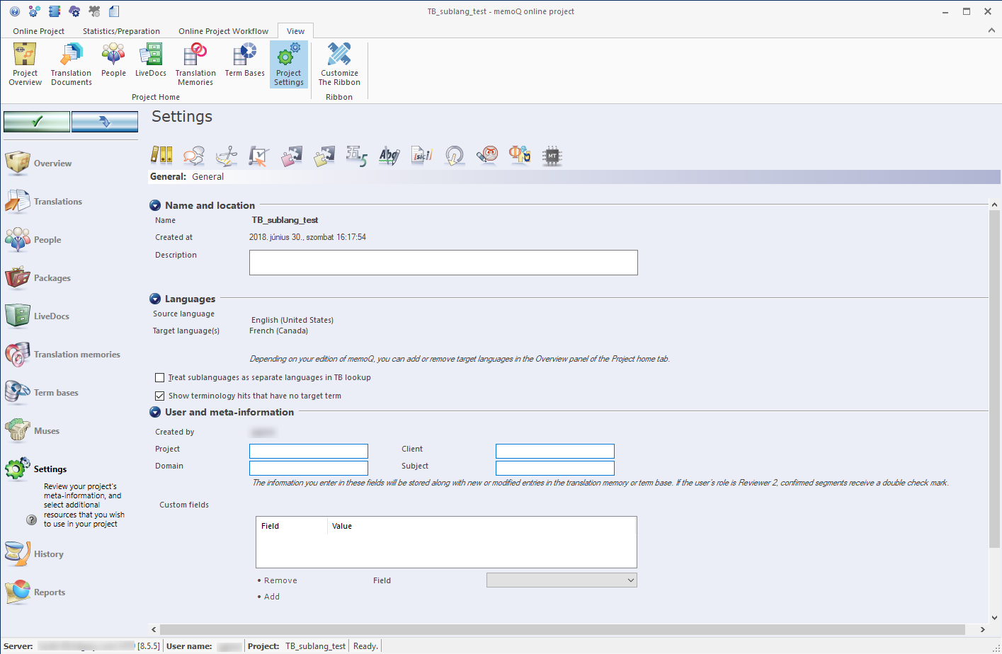 memoq-online-project-settings-general