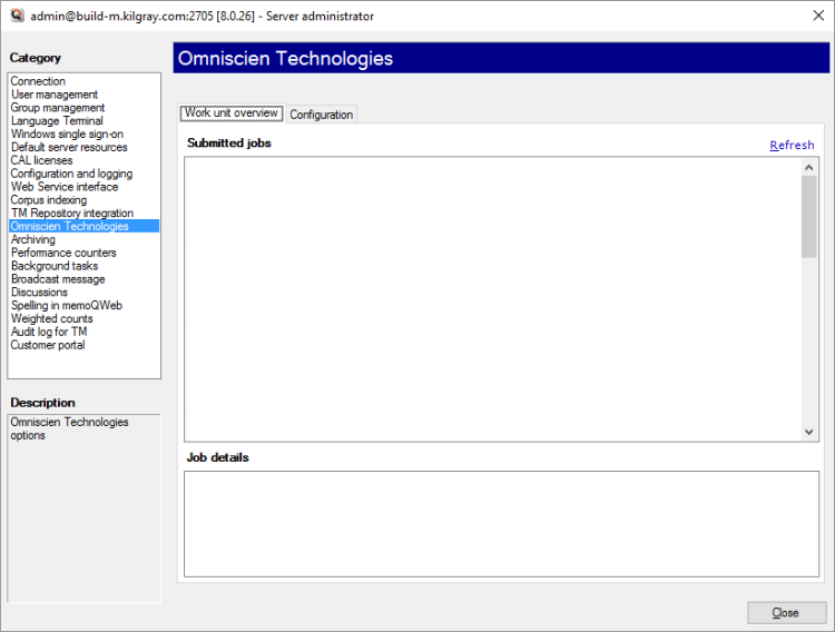 server-administrator-omniscien-queues