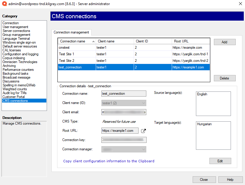 sa-cms-connections