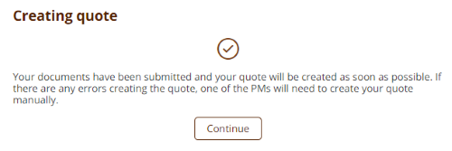Erfolgreich erstelltes Angebot von CPC