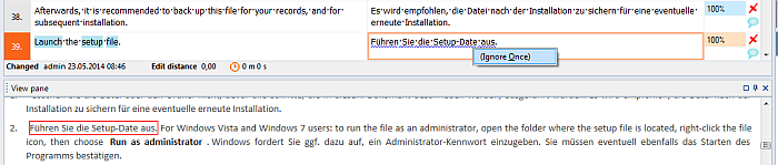 Vérification grammaticale à la volée