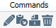 Commandes du tableau de bord pour projets en ligne