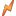 Lightning bolt warning icon.