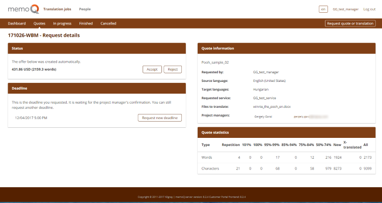 CPC-Anfragedetails