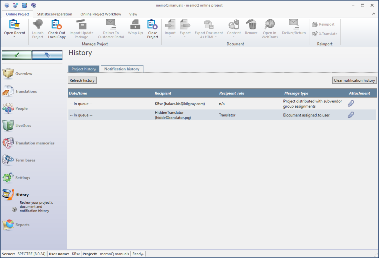 memoq-online-project-subvendor-history-notif