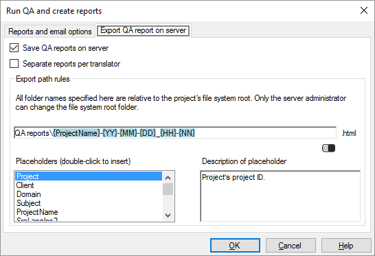 template-automated-run-qa-online-export