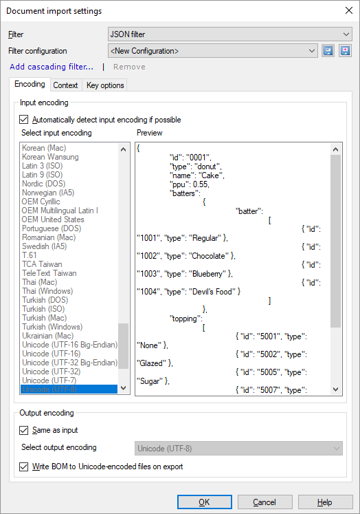 json