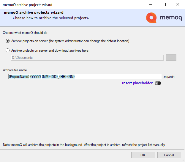 memoq-archive-projects-wizard