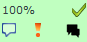 Confirmed stauts (green) showing confirmed segments.