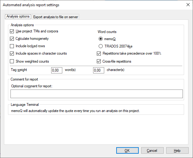 automated-analysis-report-settings