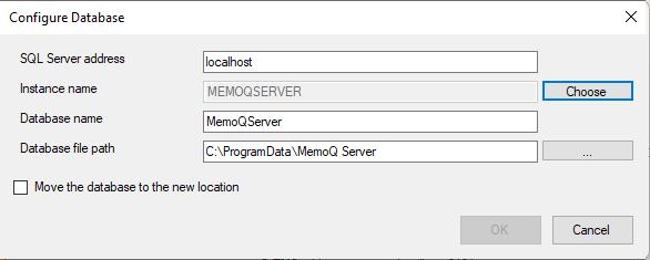 User account selection window.