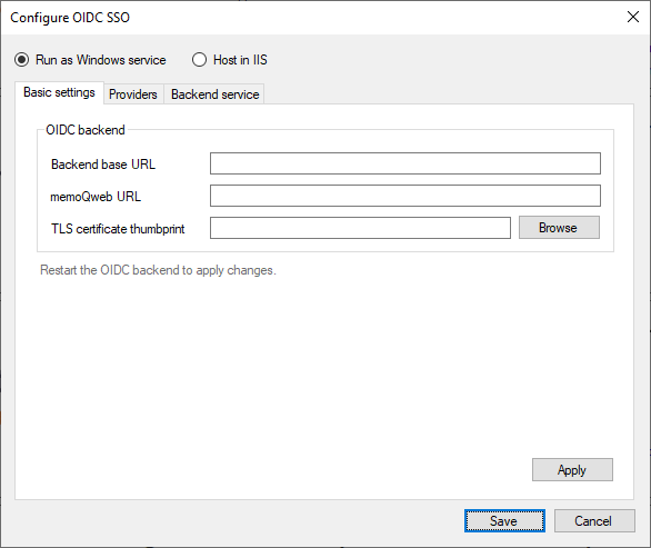 User account selection window.
