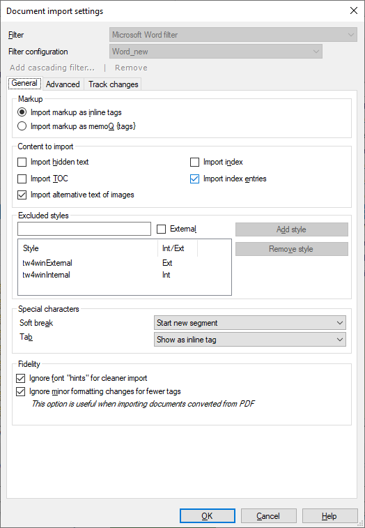 document-import-settings