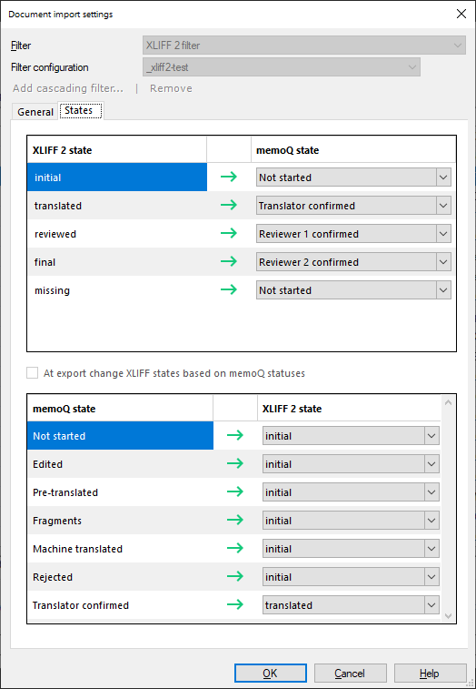 XLIFF 2ファイル (XML Localization Interchange Formatバージョン2.x)